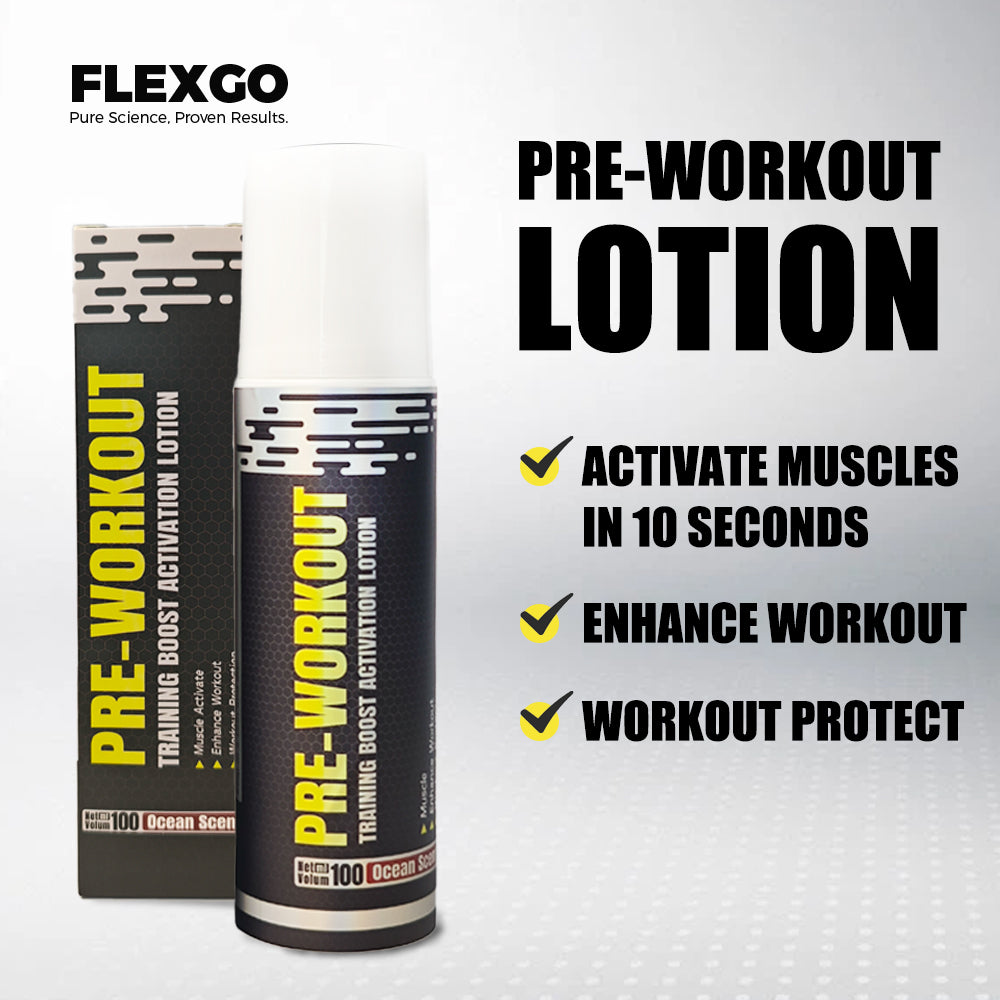 FlexGo Muscle Pump Topical Nitric Oxide Booster for Fitness, Enhances Workout Intensity